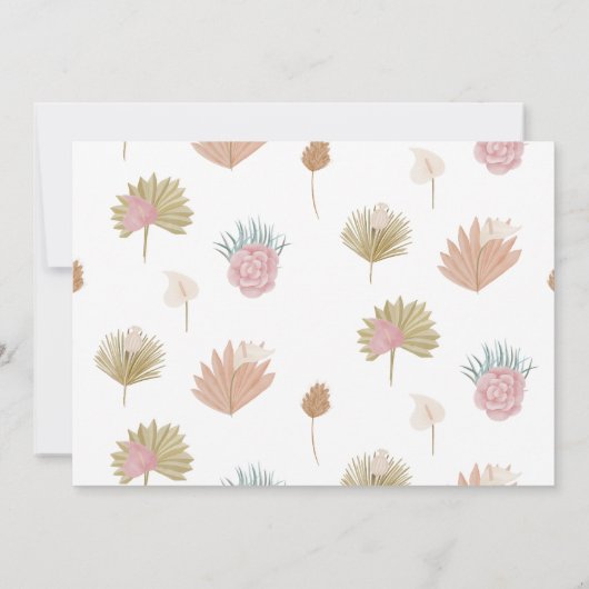 Een nieuw hoofdstuk begint - Boho Style Kaart (Achterkant)