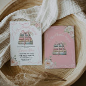 Een nieuw hoofdstuk begint bruidsdouche uitnodigin kaart