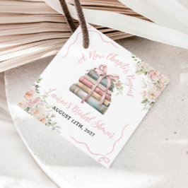 Een nieuw hoofdstuk begint Bruiloft feestje  Bedankjes Labels