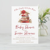 Een nieuw hoofdstuk begint, Christmas Theme Baby s Kaart (Staand voorkant)