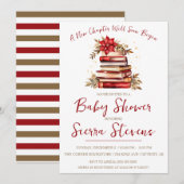 Een nieuw hoofdstuk begint, Christmas Theme Baby s Kaart (Voorkant / Achterkant)