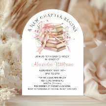 Een nieuw hoofdstuk begint Coquette Books Baby Sho