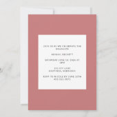 Een nieuw Hoofdstuk begint de Uitnodiging van het  (Achterkant)