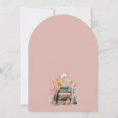 Een nieuw hoofdstuk begint Floral Books Vrijgezell Kaart (Achterkant)