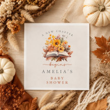 Een nieuw hoofdstuk begint Herfst Bloem Boek Baby 