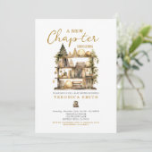 Een nieuw hoofdstuk begint het Baby shower van het Kaart (Staand voorkant)