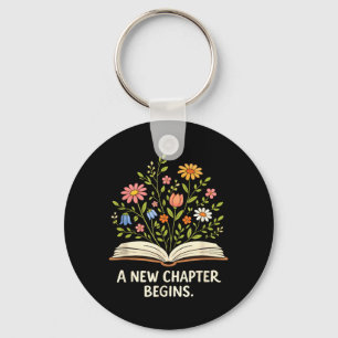 Een nieuw hoofdstuk begint Inspirerende lezers Bib Sleutelhanger