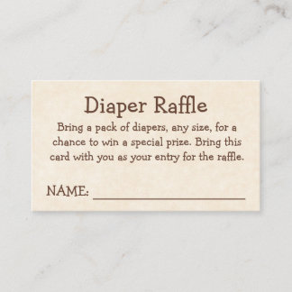 Een nieuw hoofdstuk begint - Luierraffle Informatiekaartje