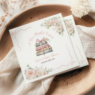 Een nieuw hoofdstuk begint met Baby shower Servet