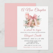 Een nieuw hoofdstuk begint met een bruidsdouche ui kaart (Voorkant / Achterkant)