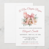 Een nieuw hoofdstuk begint met een bruidsdouche ui kaart (Voorkant / Achterkant)