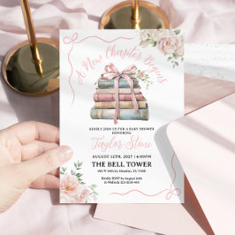 Een nieuw hoofdstuk begint met het Baby shower Kaart