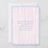 Een nieuw hoofdstuk begint met het Baby shower Kaart (Achterkant)