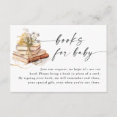 Een nieuw hoofdstuk begint met het Baby showers va Informatiekaartje (Voorkant)