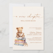 Een nieuw hoofdstuk begint met het Baby showers va Kaart (Voorkant)