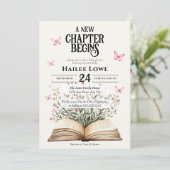 Een nieuw hoofdstuk begint met het Baby showers va Kaart (Staand voorkant)