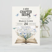 Een nieuw hoofdstuk begint met het Baby showers va Kaart (Staand voorkant)