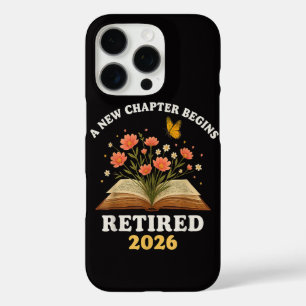 Een nieuw hoofdstuk begint met pensioen 2026 iPhone 16 pro hoesje