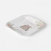 Een nieuw hoofdstuk begint met Vrijgezellenfeest Papieren Bordje (Gebogen)