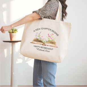 Een nieuw hoofdstuk begint met Wildflowers Pensioe Grote Tote Bag