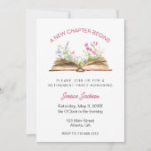 Een nieuw hoofdstuk begint met Wildflowers Pensioe Kaart (Voorkant)