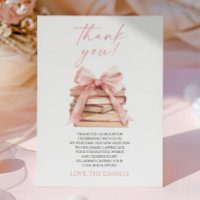Een nieuw hoofdstuk begint Pink Bow Books Baby sho