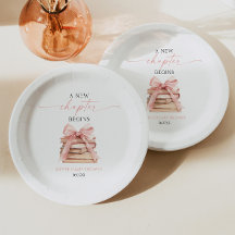 Een nieuw hoofdstuk begint Pink Bow Books Baby sho