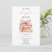 Een nieuw hoofdstuk begint Pink Bow Books Vrijgeze Kaart (Staand voorkant)