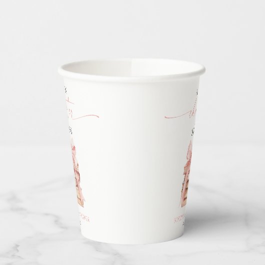 Een nieuw hoofdstuk begint Pink Bow Books Vrijgeze Papieren Bekers (Links)