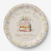 Een nieuw hoofdstuk begint rustiek Vrijgezellenfee Papieren Bordje (Voorkant)