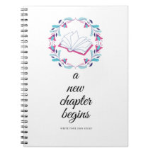 Een nieuw hoofdstuk begint spiraal Notitieboek