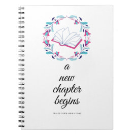 Een nieuw hoofdstuk begint spiraal Notitieboek
