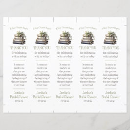 Een nieuw hoofdstuk begint! Stacked Books Bladwijz