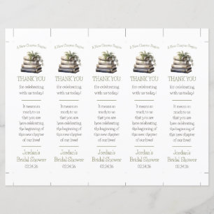 Een nieuw hoofdstuk begint! Stacked Books Bladwijz