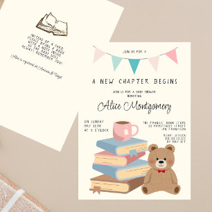 Een nieuw hoofdstuk begint Storybook Boho Baby Sho Kaart
