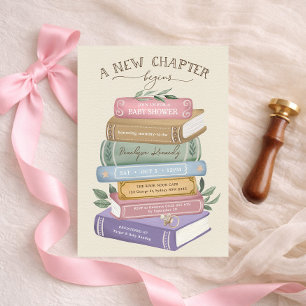 Een nieuw hoofdstuk begint: Storybook Girl Baby Sh Kaart