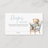 Een nieuw hoofdstuk begint Teddy Bear Diaper Raffl Informatiekaartje (Voorkant)