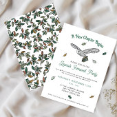 Een nieuw hoofdstuk begint Uil Farewell Party Kaart