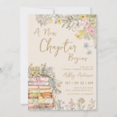 Een nieuw hoofdstuk begint Wildflower Vrijgezellen Kaart (Voorkant)