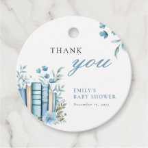 Een nieuw hoofdstuk Blauw Baby shower