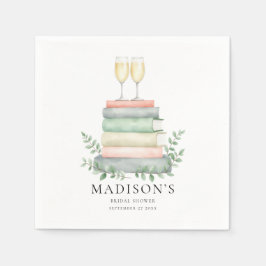 Een nieuw hoofdstuk Boeken Prosecco Vrijgezellenfe Servet