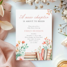 Een nieuw hoofdstuk Floral Baby shower