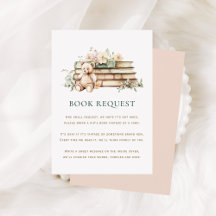 Een nieuw hoofdstuk Floral Book Request Enclosure 