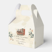 Een nieuw hoofdstuk gaat het Baby shower beginnen Bedankdoosjes (Achterkant)