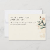 Een nieuw hoofdstuk gaat het Baby shower beginnen Bedankkaart (Achterkant)