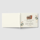 Een nieuw hoofdstuk gaat het Baby shower beginnen Gastenboek (Volledig)