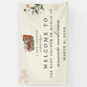 Een nieuw hoofdstuk gaat over Begins Baby shower W Spandoek (Verticaal)