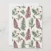 Een nieuw hoofdstuk Getrouwd & Vrolijk Pas getrouw Feestdagenkaart (Achterkant)