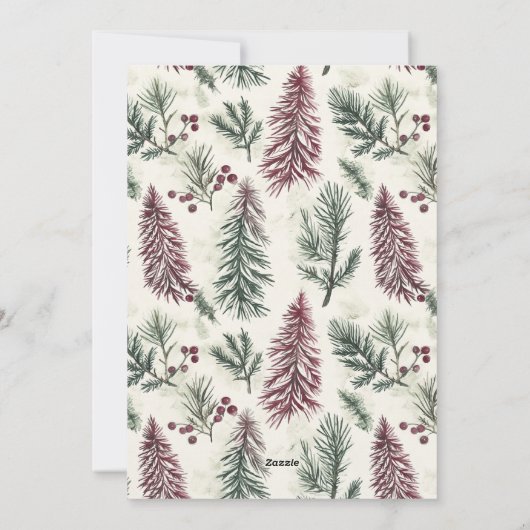 Een nieuw hoofdstuk Getrouwd & Vrolijk Pas getrouw Feestdagenkaart (Achterkant)