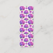 Een nieuw hoofdstuk Hydrangea Bladwijzer gunst Contactkaartje (Achterkant)